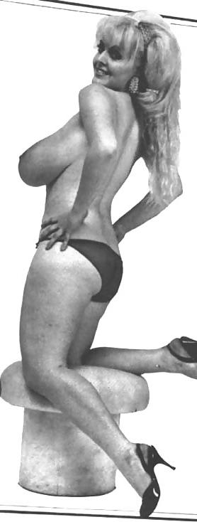 15P Vintage big boobie girl Ann Marie