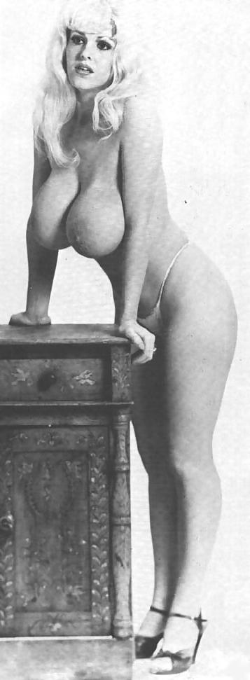 15P Vintage big boobie girl Ann Marie