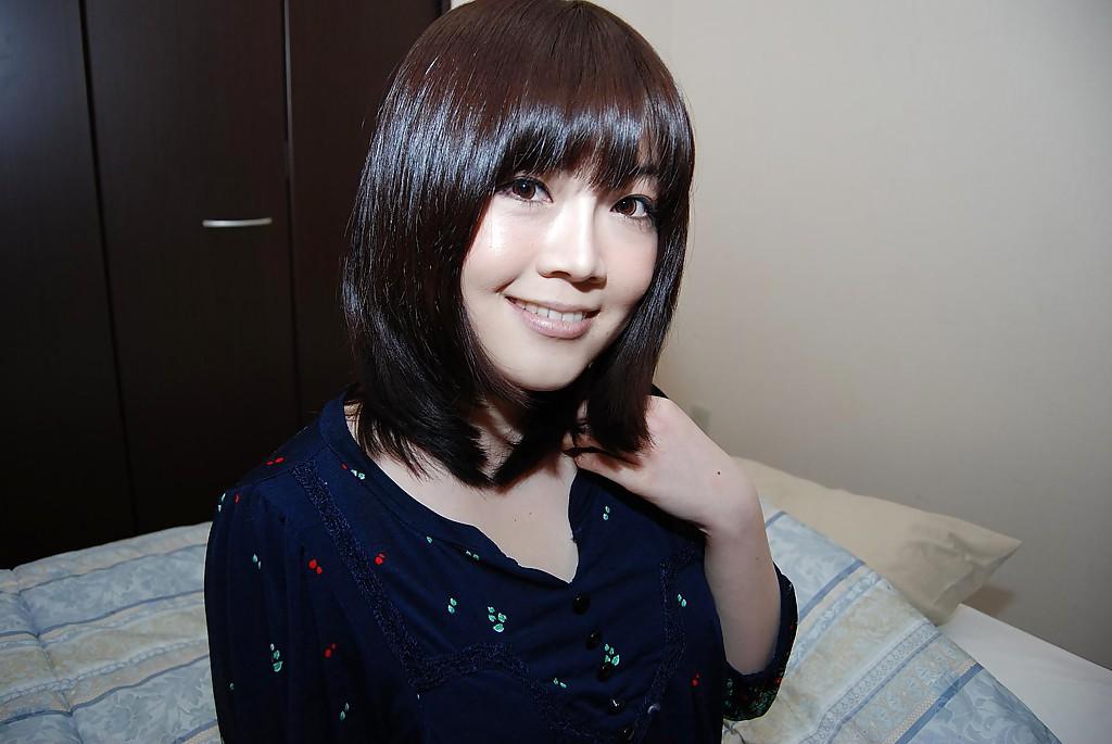 16P Smiley asian lovely Arisa Maeda undressing and spreading lower lips