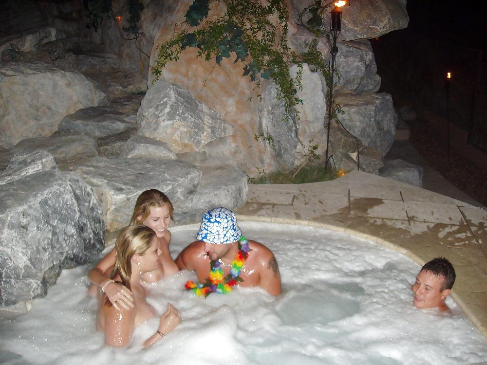 6P Wow spring break teens in g strings and thongs