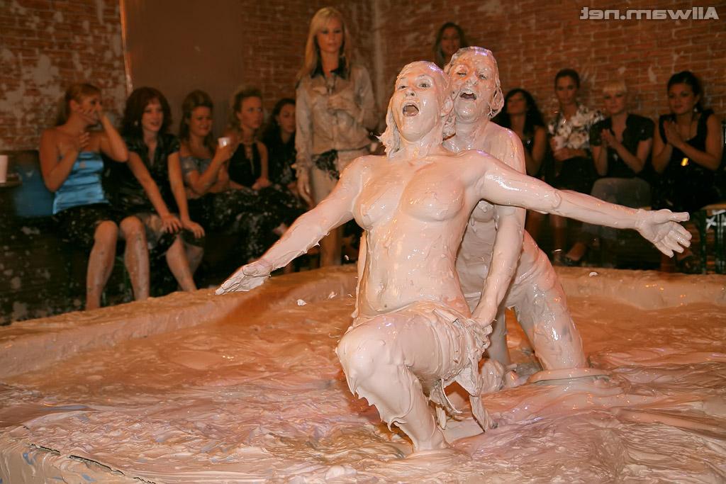 16P Seductive european fetish lady Tatiana Milovani is into messy catfight
