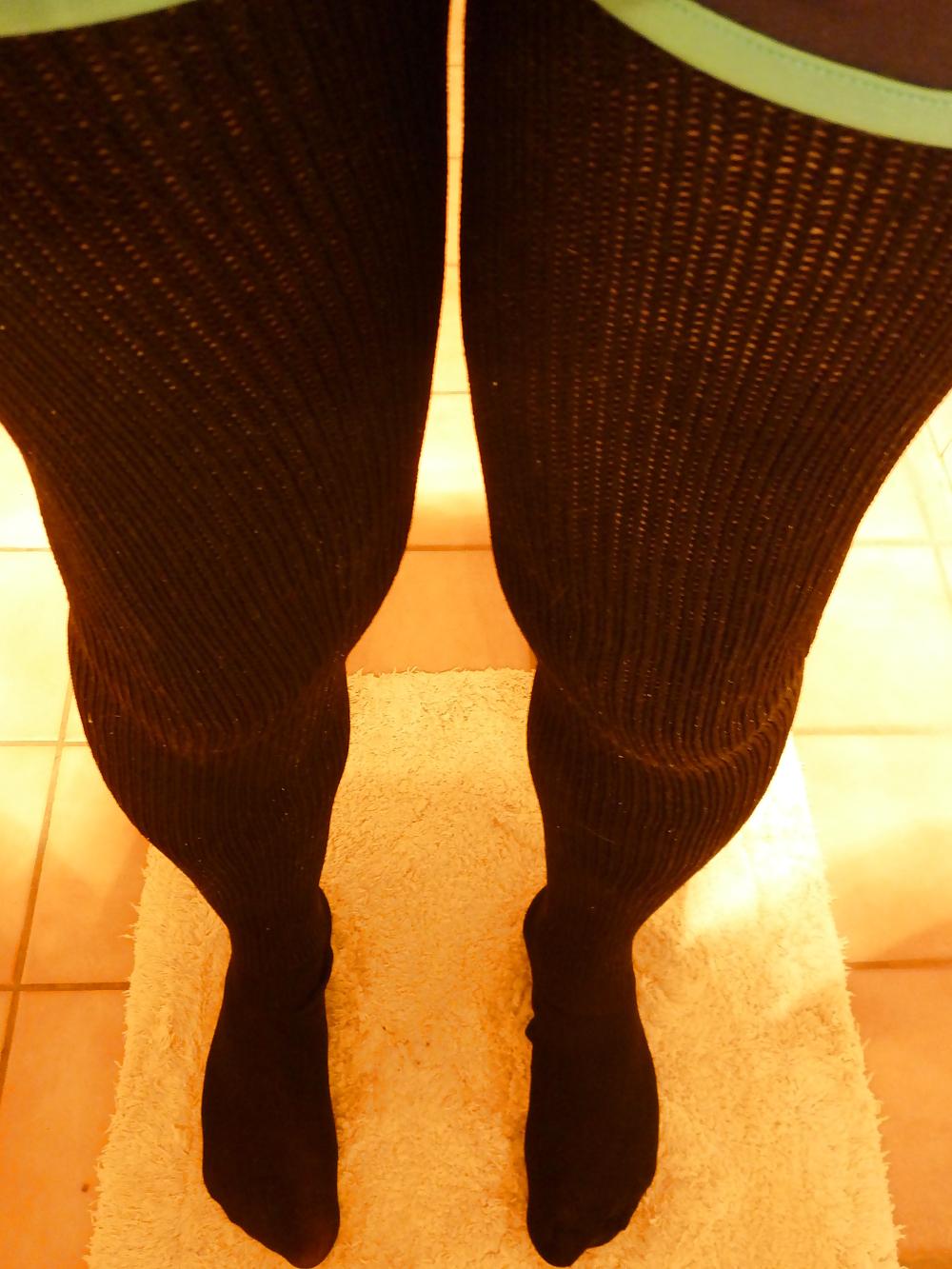 24P Showing some sporty shorts socks stuff 