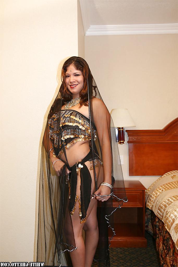 16P Chubby indian lady with ample ass stripping and spreading her legs