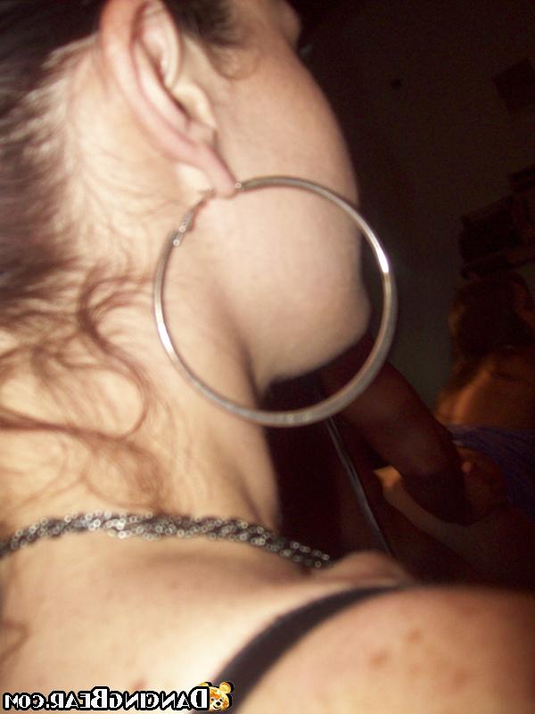 16P Brunette cowgirls with big tits have their Latina pussies nailed on a party