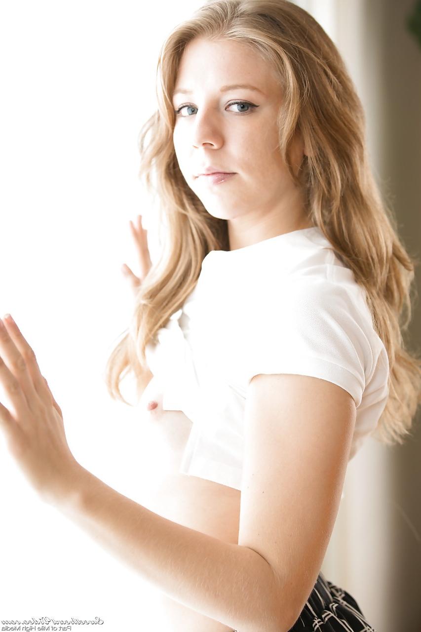 15P Tiny teen Chastity Lynn gives panty upskirt and shows her petite titties