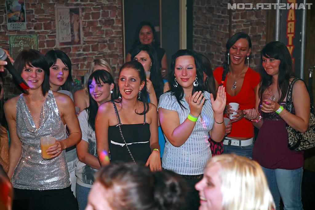 16P Seductive amateur babes having fun at the softcore sex party