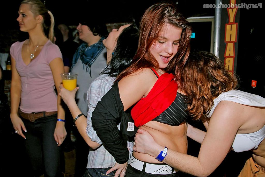 16P Lecherous amateurs going wild at the drunk night club party