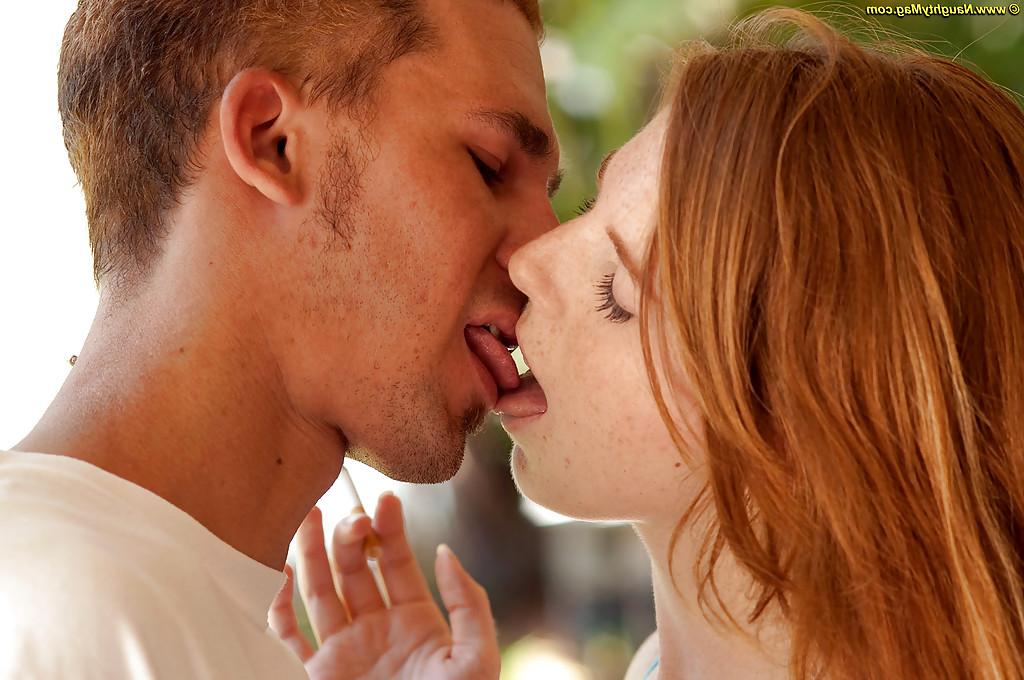 16P Redhead amateur Mandy Hudson with tiny tits gets fucked outdoor