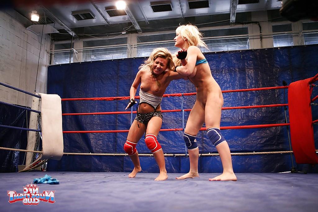 16P Stunning lesbian babes gets their holes pleased after a catfight
