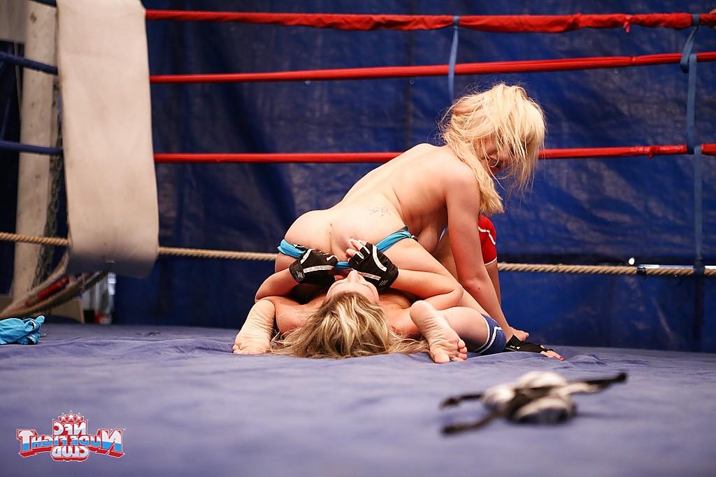16P Stunning lesbian babes gets their holes pleased after a catfight