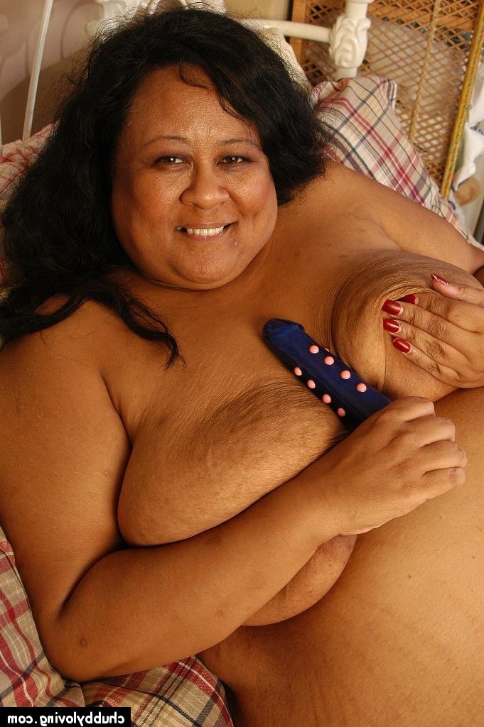 16P Older SSBBW Debrina sucking own nipples before masturbating pussy