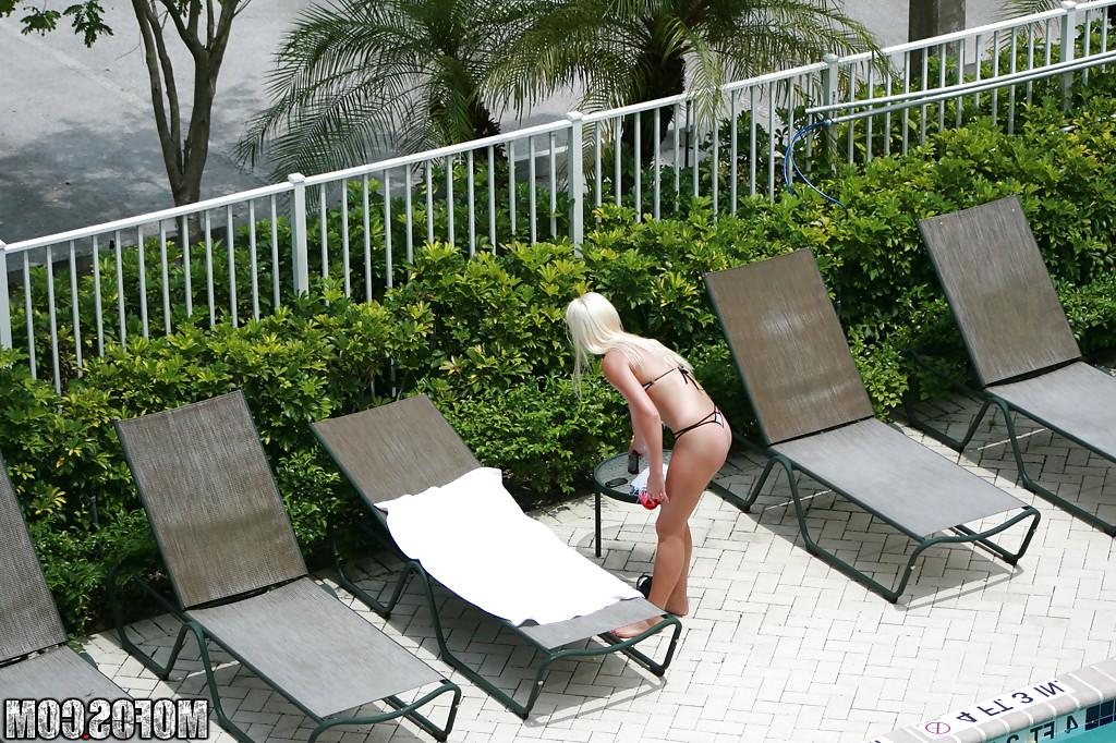 16P Stripping teen Shay Golden gets caught on voyeur video outdoor
