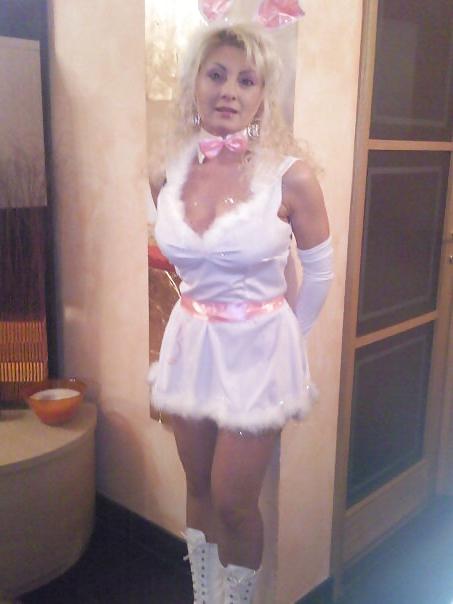 19P Blonde Milf Slut, miniskirt and ass
