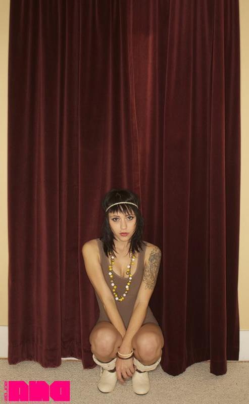 15P Alt cutie Adora strips down to her white boots