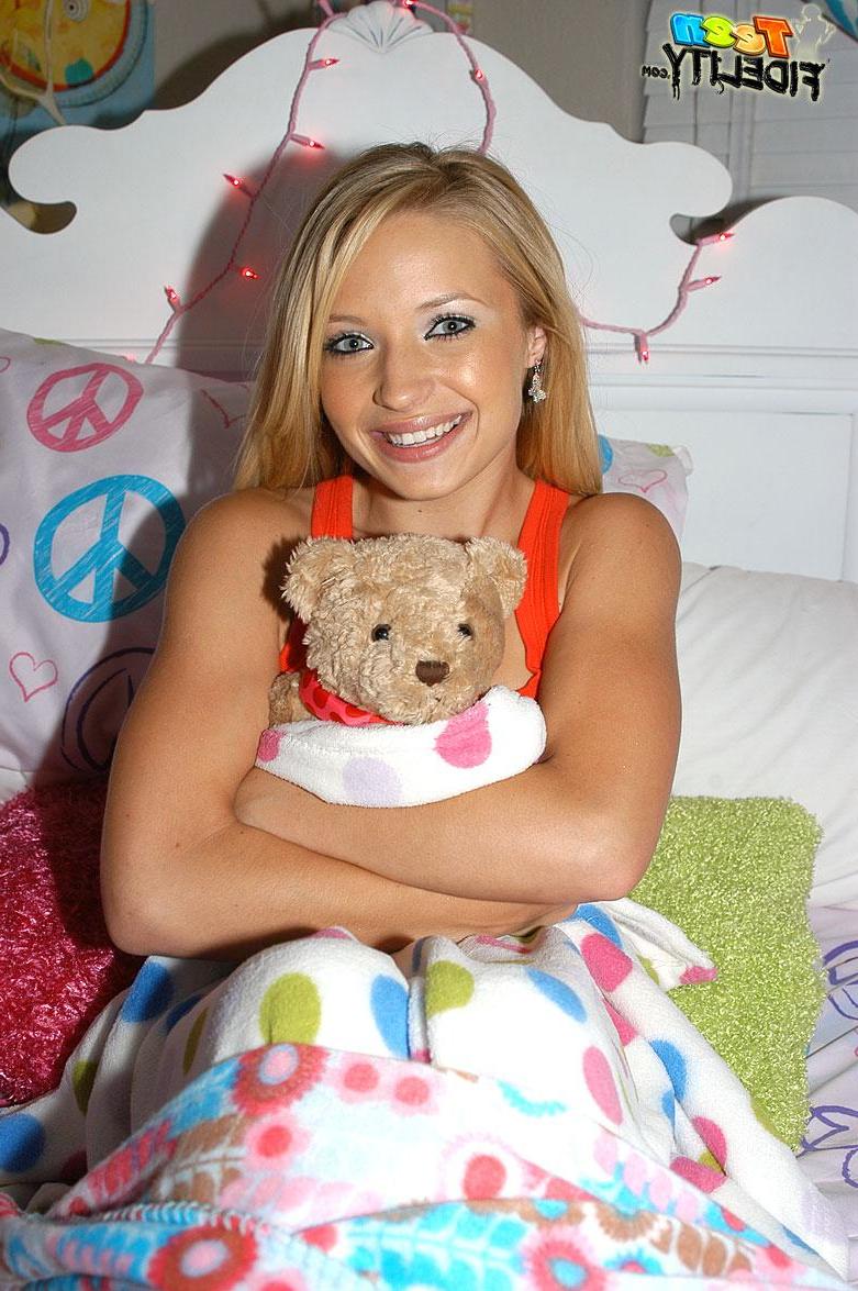 16P Blonde teen Alyssa Branch has a hot threesome with an older married couple