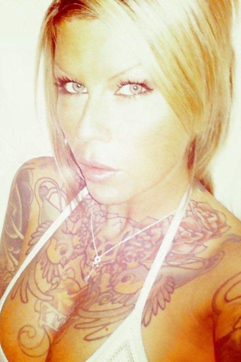 15P MORE Hot Blonde with Tats and HUGE Tits