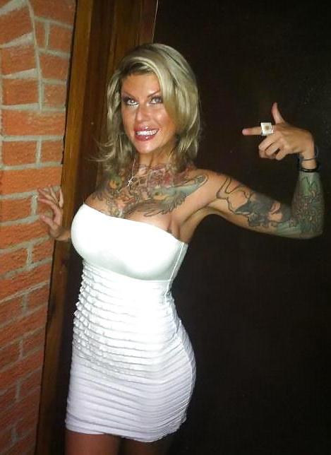 15P MORE Hot Blonde with Tats and HUGE Tits
