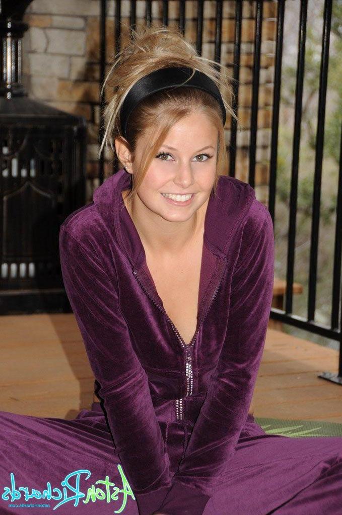 20P Pictures of Aston Richards slipping out of her purple suit