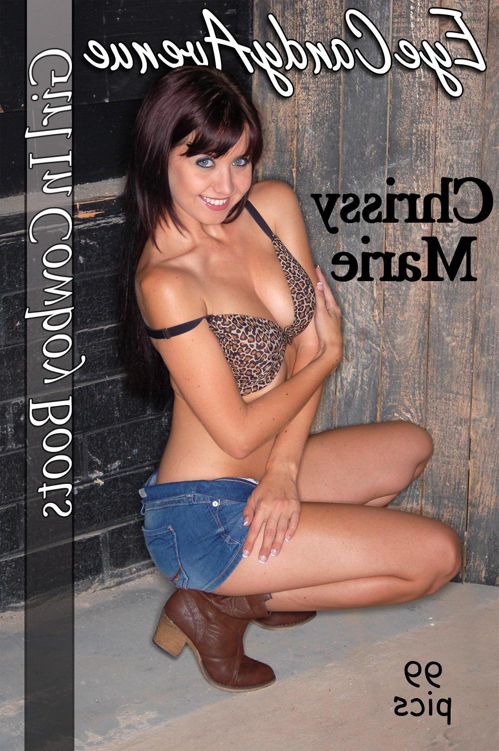 16P Chrissy Marie pulls on her boots and takes everything else off