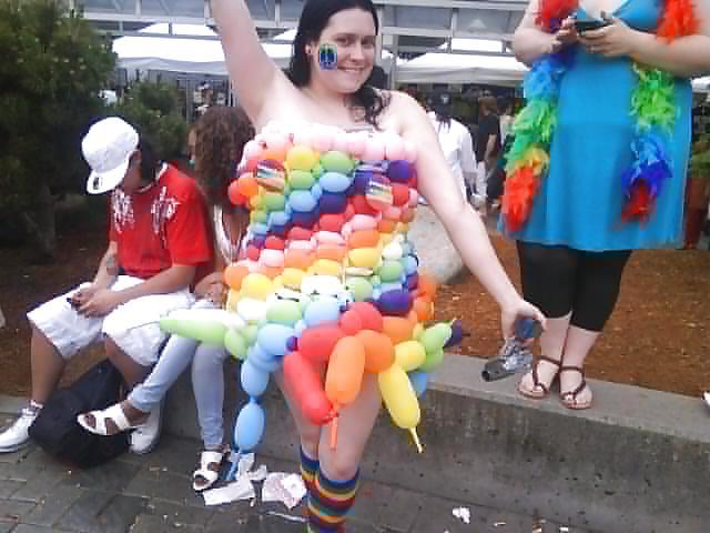 17P Gay pride at the space needle in Seattle