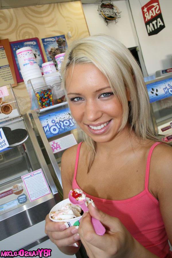 16P Teen babe with tiny tits Kacey Jordan spreading her cunt