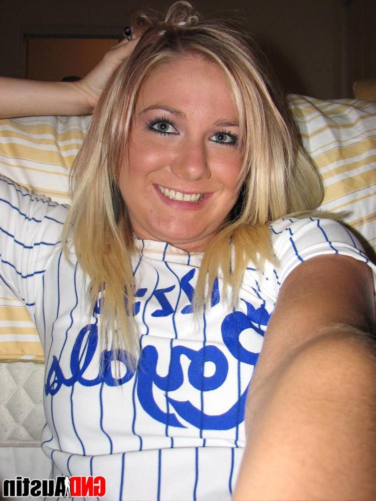 12P Austin takes selfies of her perky tits and perfectly shaved tight pussy