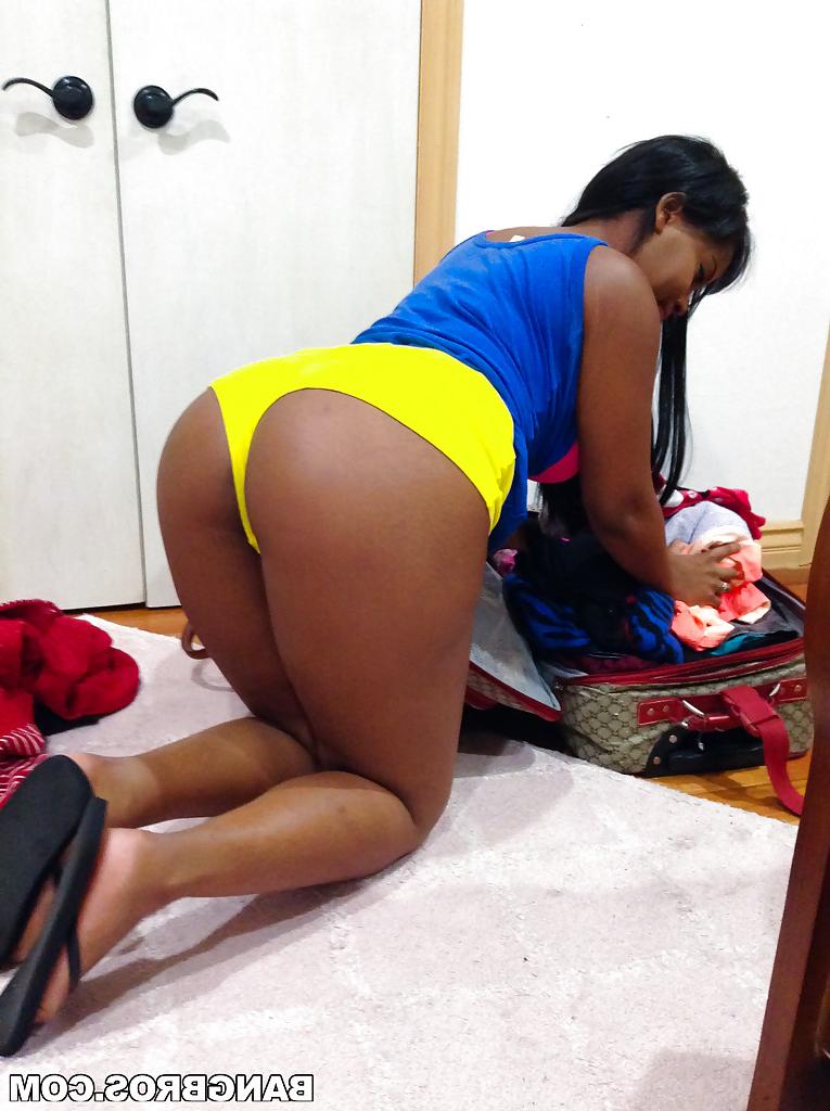 16P Gentle young moll Monique Symone offers to check out her tasty breasts