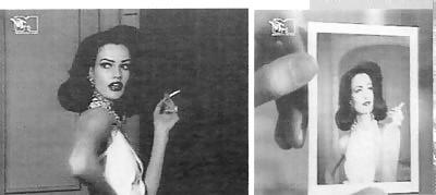 25P Beautiful Women Smoking B&W 005