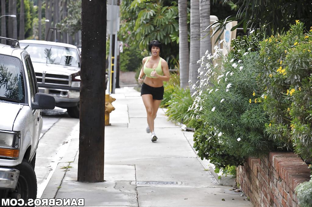16P Reality milf Shay Fox makes some sport in extremely short shorts