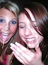 6P Babes facials blowjobs