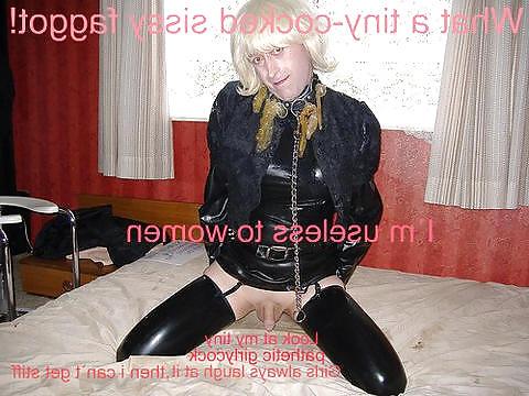 6P Pathetic gay sissy faggot