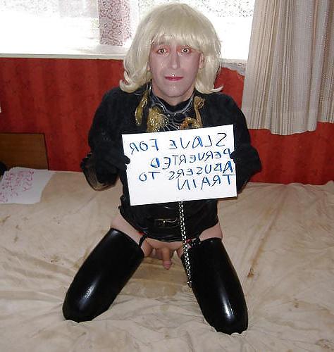 6P Pathetic gay sissy faggot