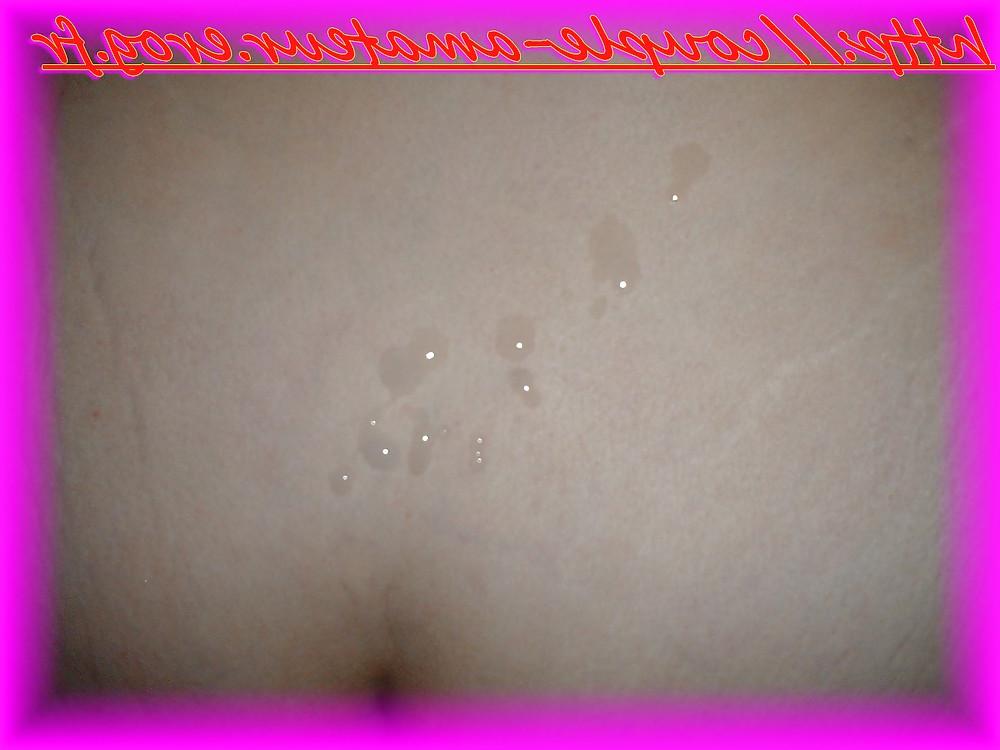 8P Sperme sur moi  sperm on me