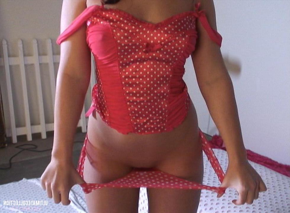 16P Kari does some crazy teasing with her panties down!