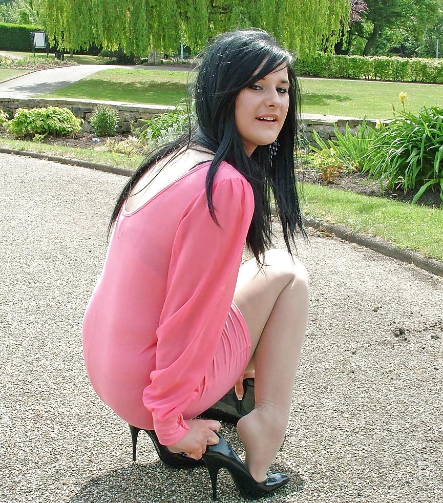 25P Pretty Hot Babes in Mini Skirt