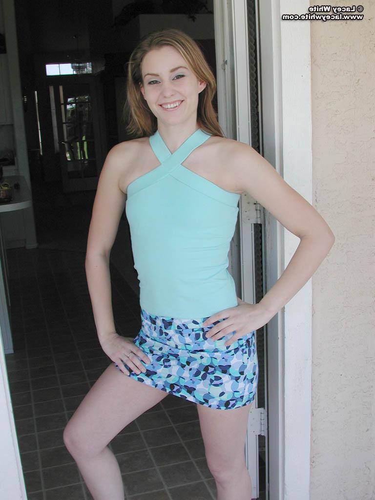 20P Pictures of Lacey White teasing you with her small tits