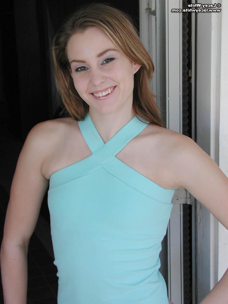 20P Pictures of Lacey White teasing you with her small tits