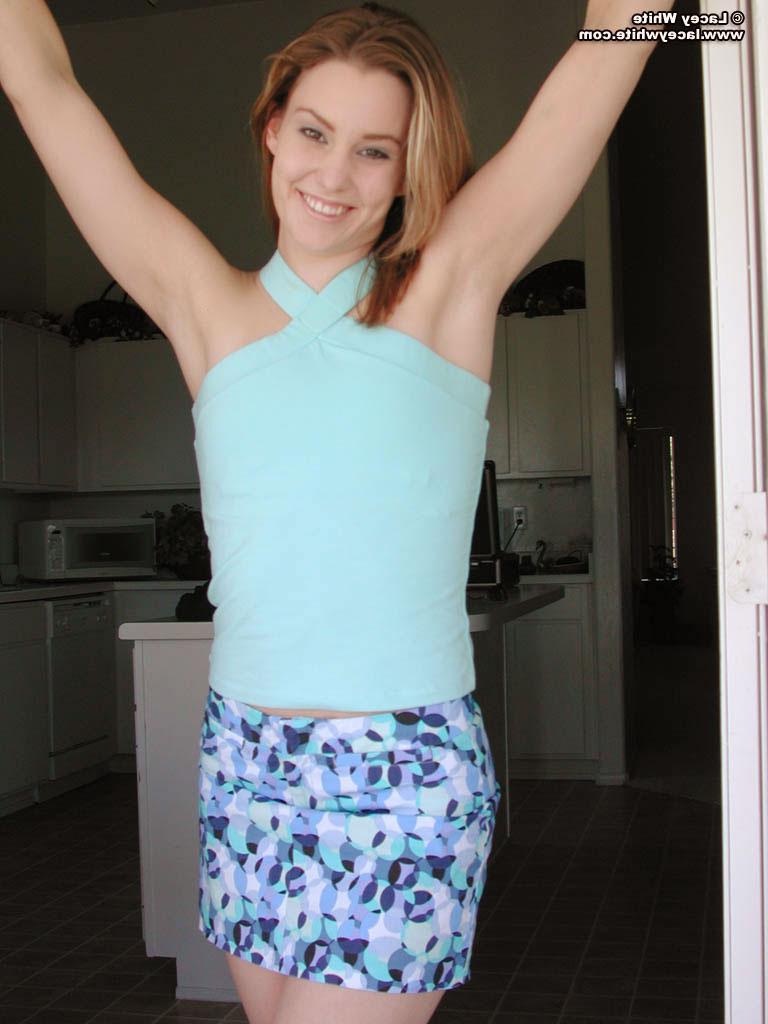 20P Pictures of Lacey White teasing you with her small tits