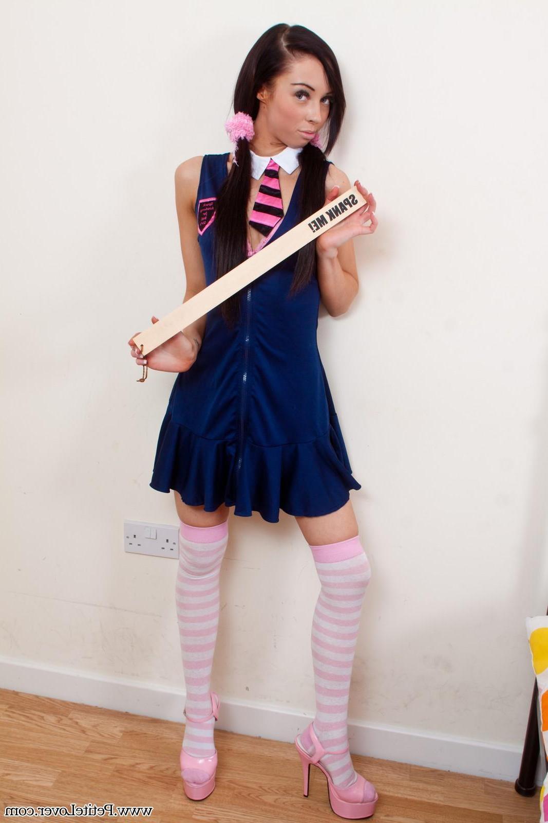 16P Sexy petite schoolgirl Lexi needs a spanking