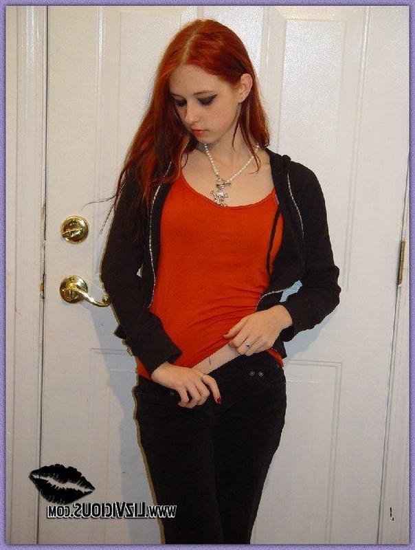 16P Liz Vicious in striped socks