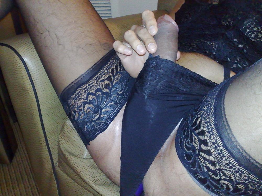 14P My friend wifes used panties and my wifes dildo