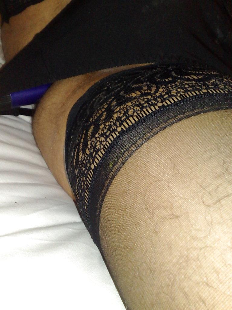 14P My friend wifes used panties and my wifes dildo