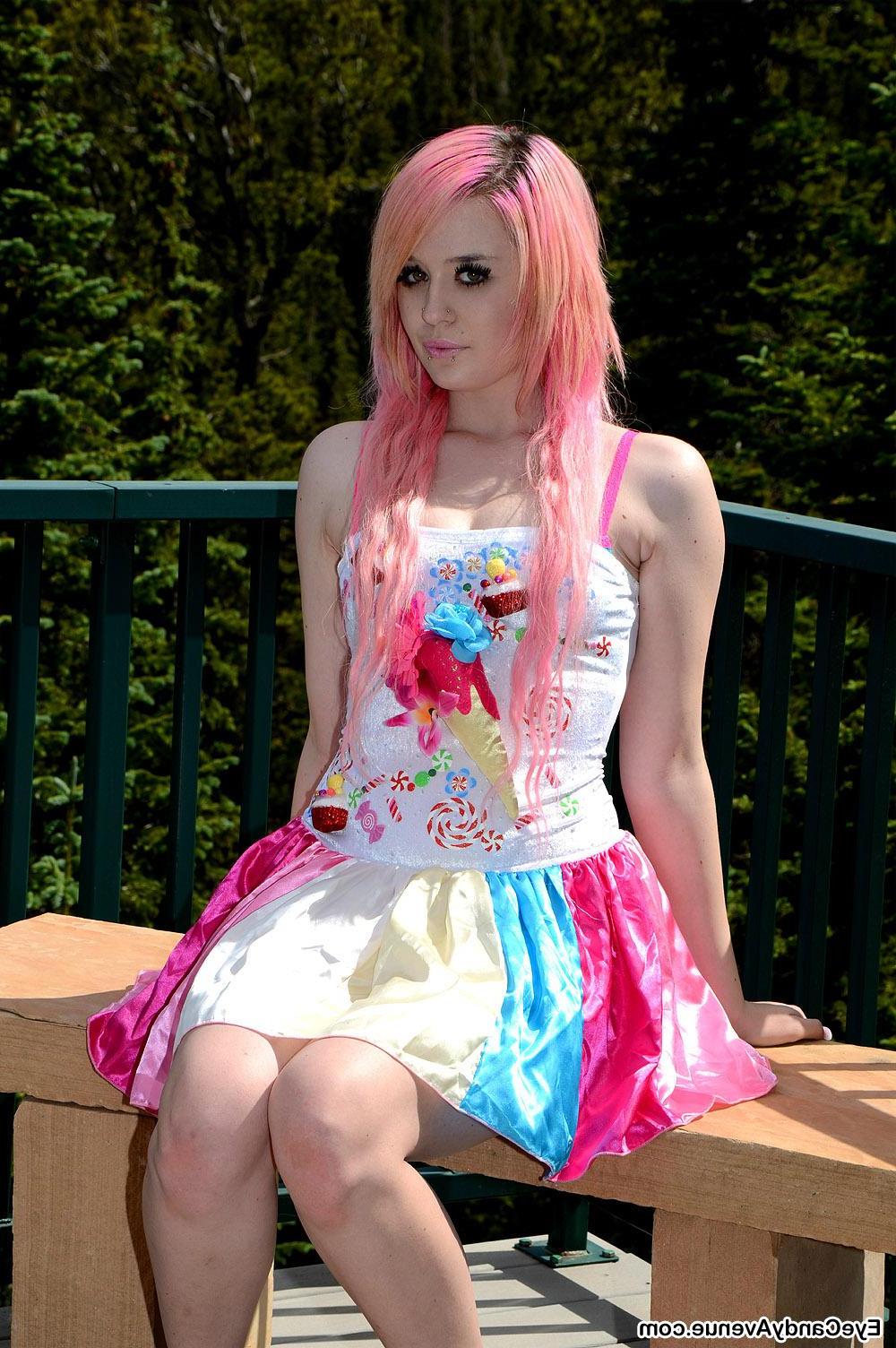16P Hot emo girl Rin has so much delicious candy to offer you