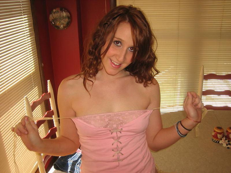 16P Pictures of teen chick September Scott playing with a sex toy