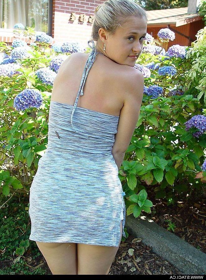 20P Pictures of teen hottie Staci.ca looking pretty in the grass