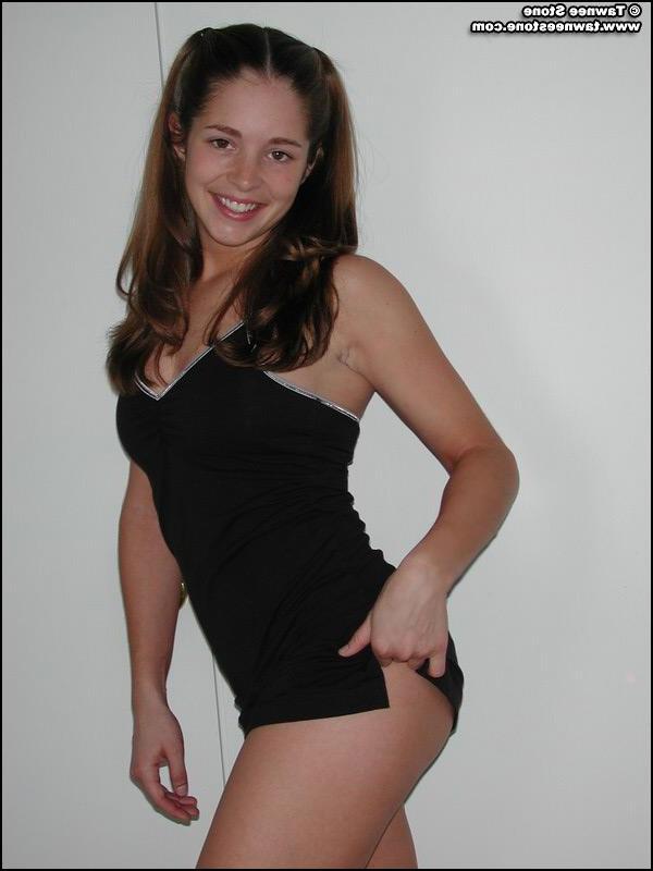 20P Tawnee Stone shows you her upskirt panties and round boobs