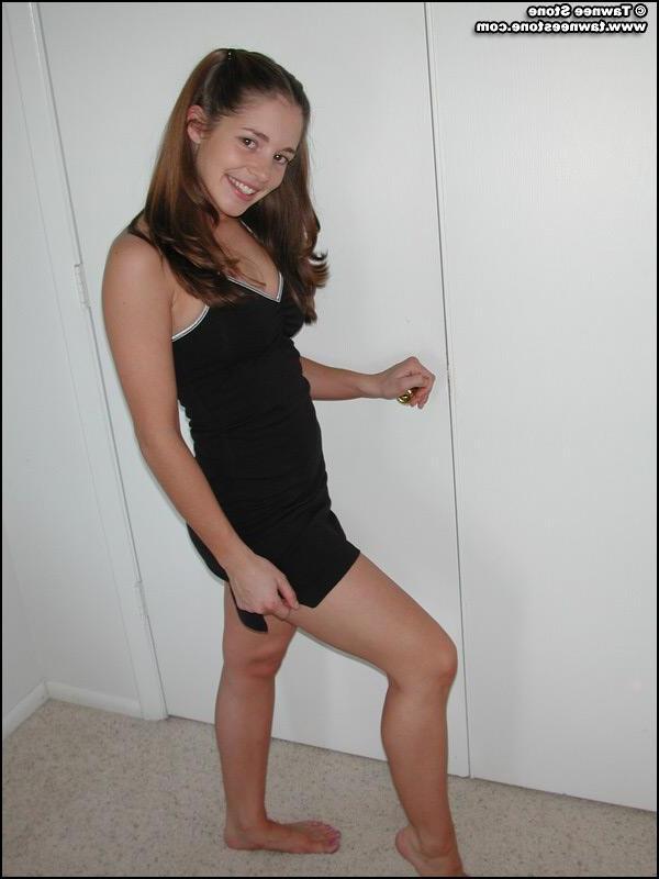 20P Tawnee Stone shows you her upskirt panties and round boobs