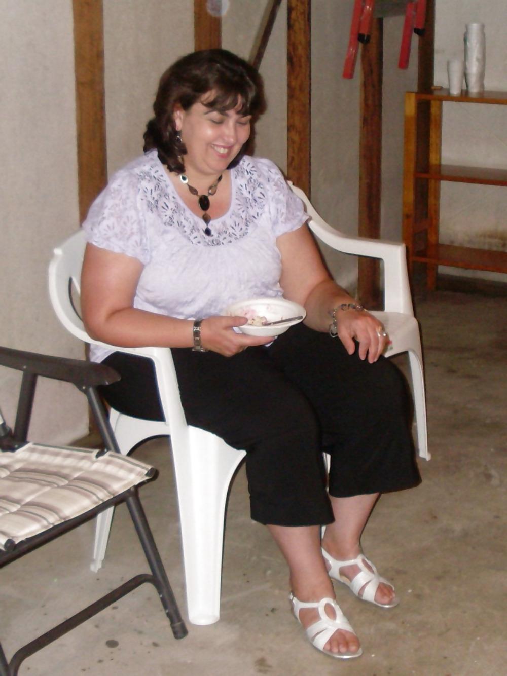10P Sonia my wife's cousin caught on ( cam 4) by chance
