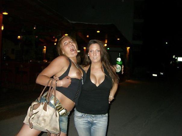 25P Crazy teen girls on holiday