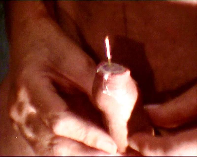 5P Cbt me wax in foreskin to make candle